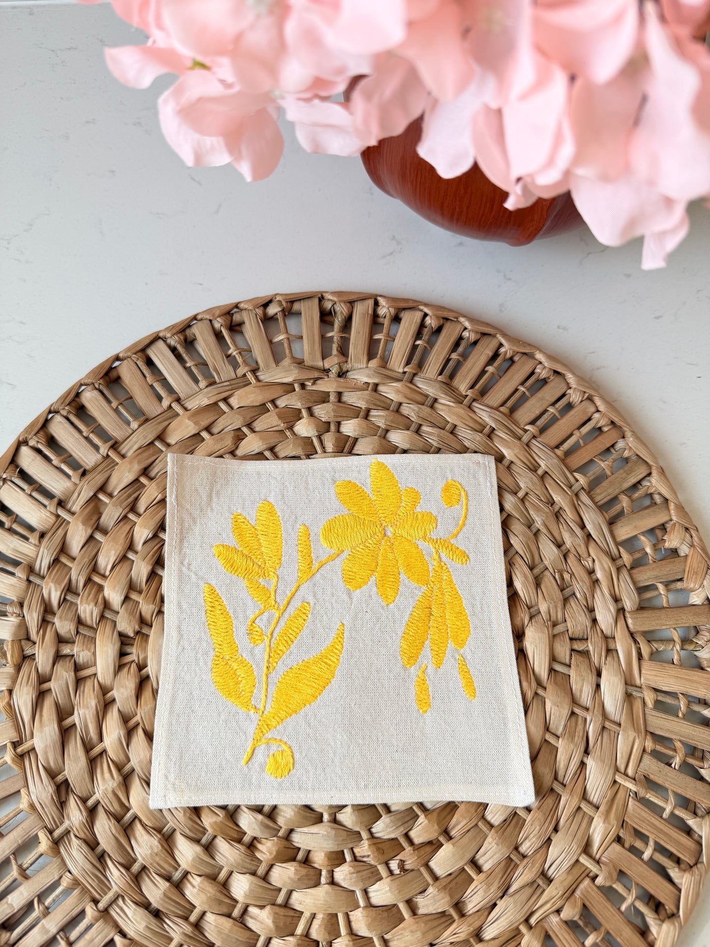 Yellow Otomí coasters