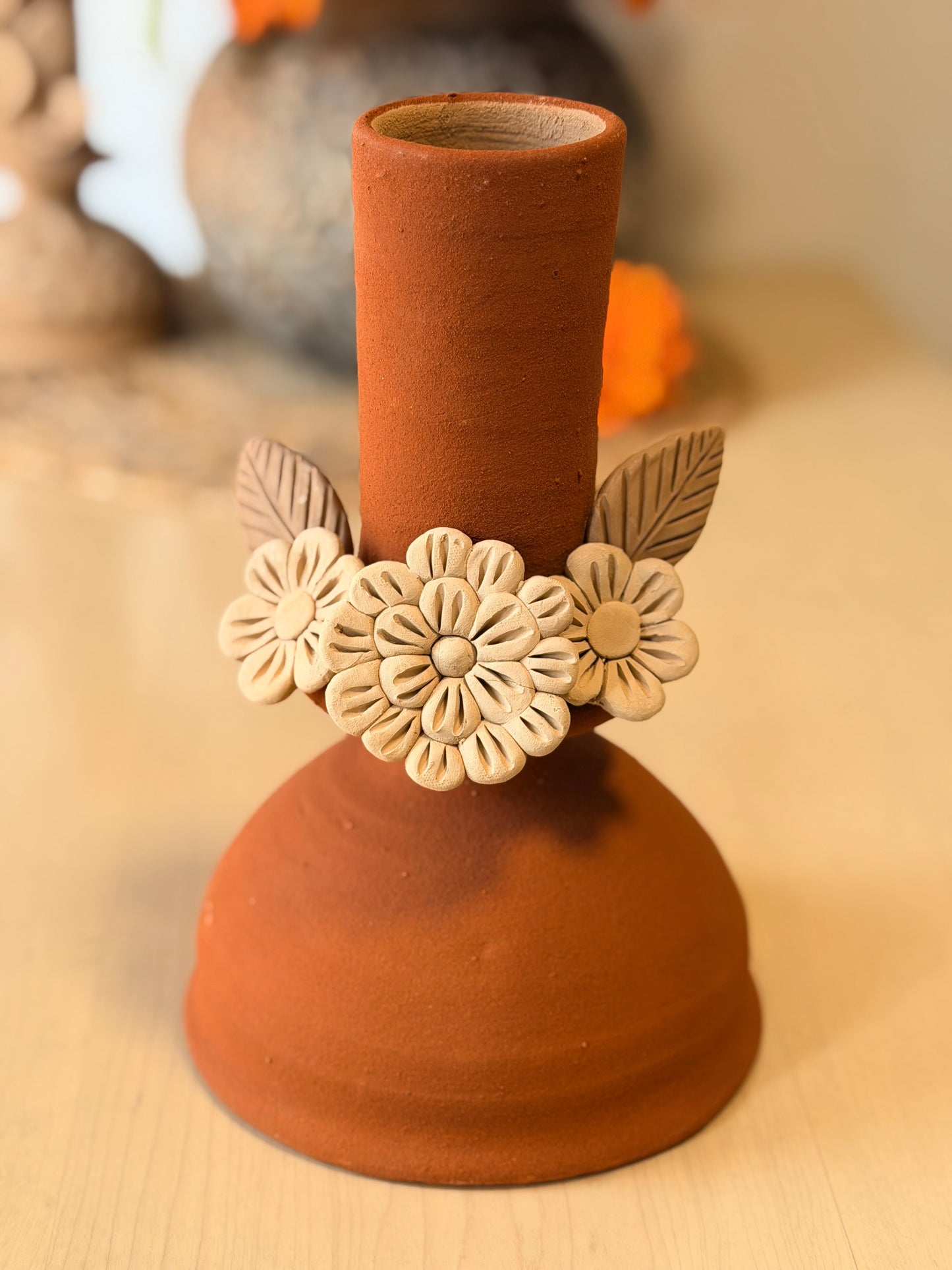 Candelabro Rojo Gaytan MED1