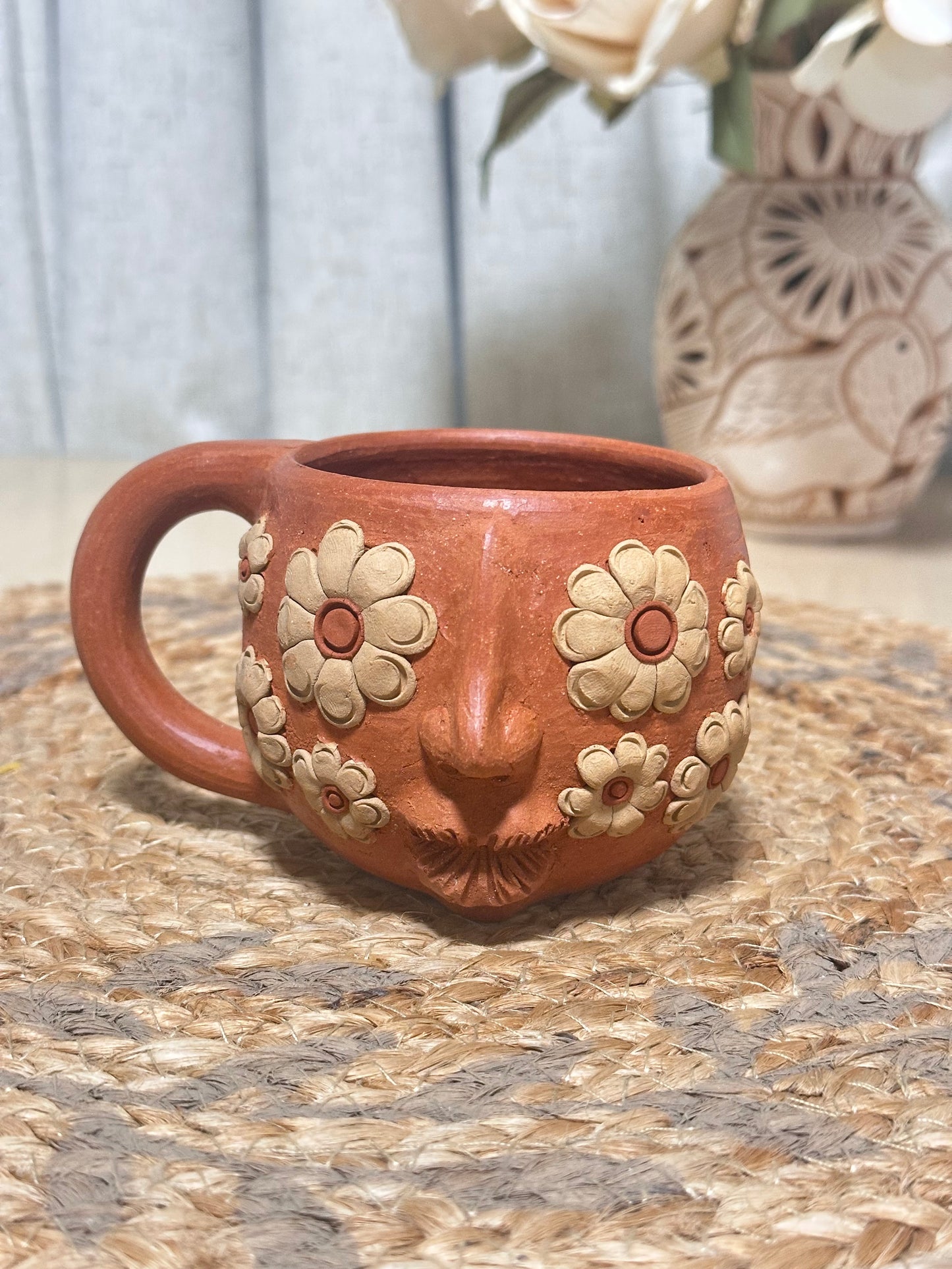 Taza bordada / Filigrana mug