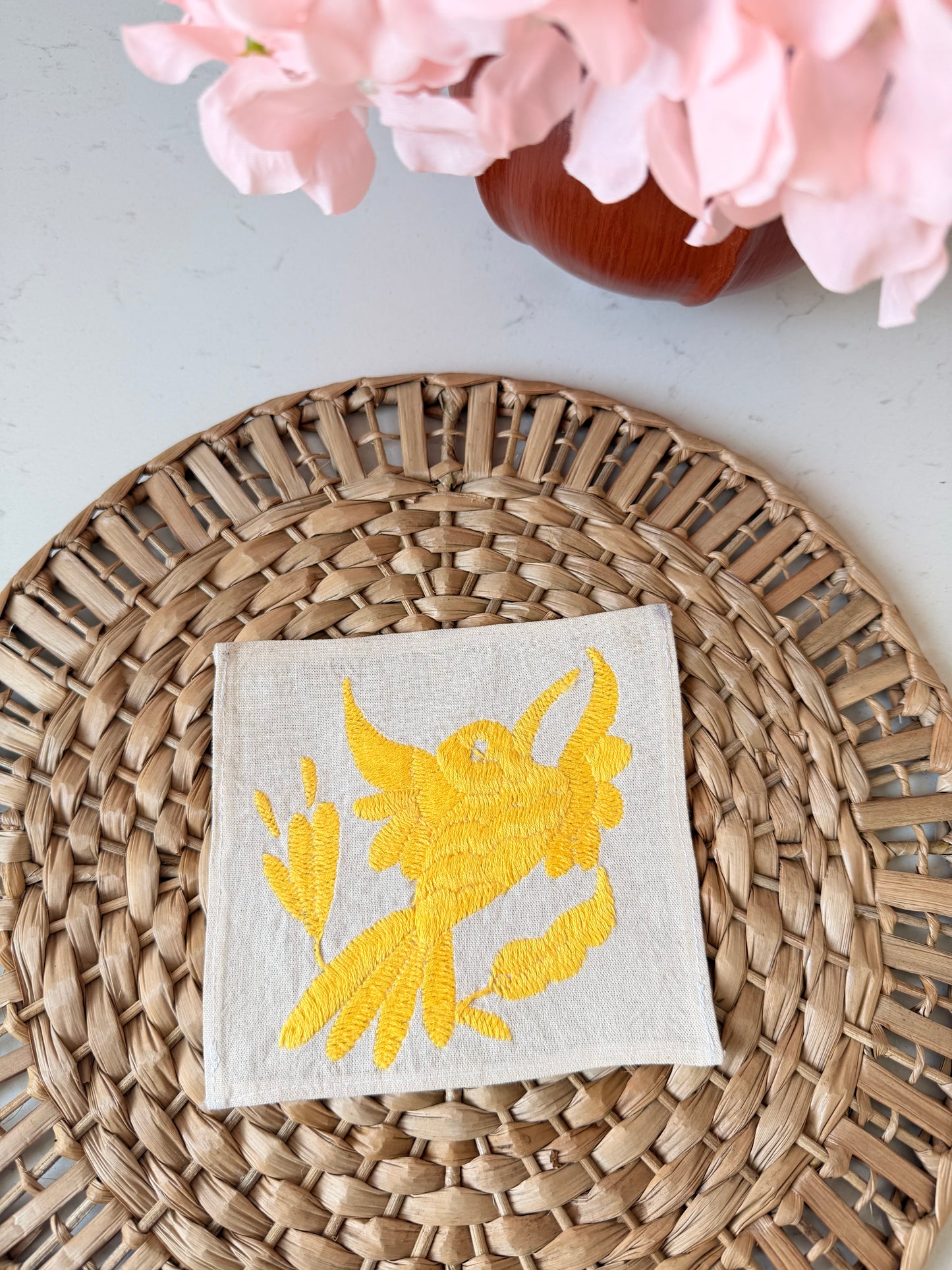 Yellow Otomí coasters