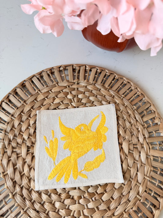 Yellow Otomí coasters