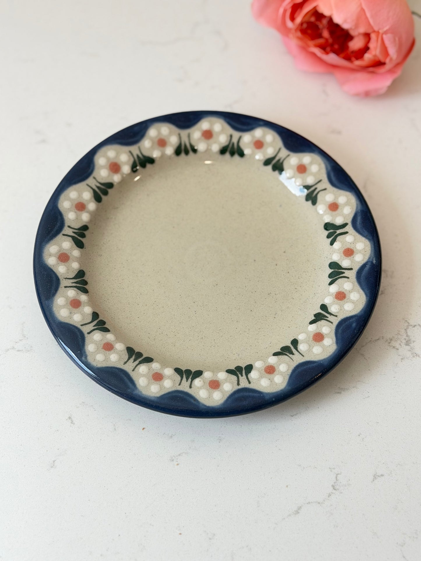 Plato postre margarita (Capula)