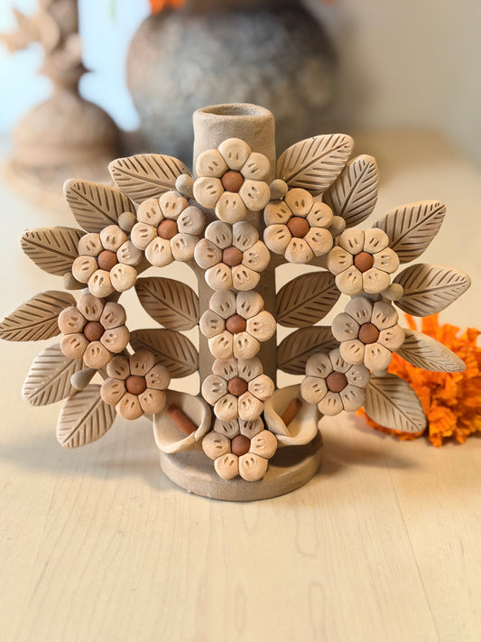 Candelabro Natural/Rojo GRD3