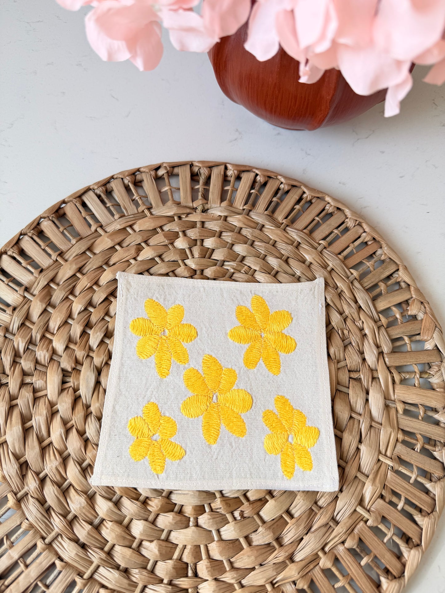 Yellow Otomí coasters