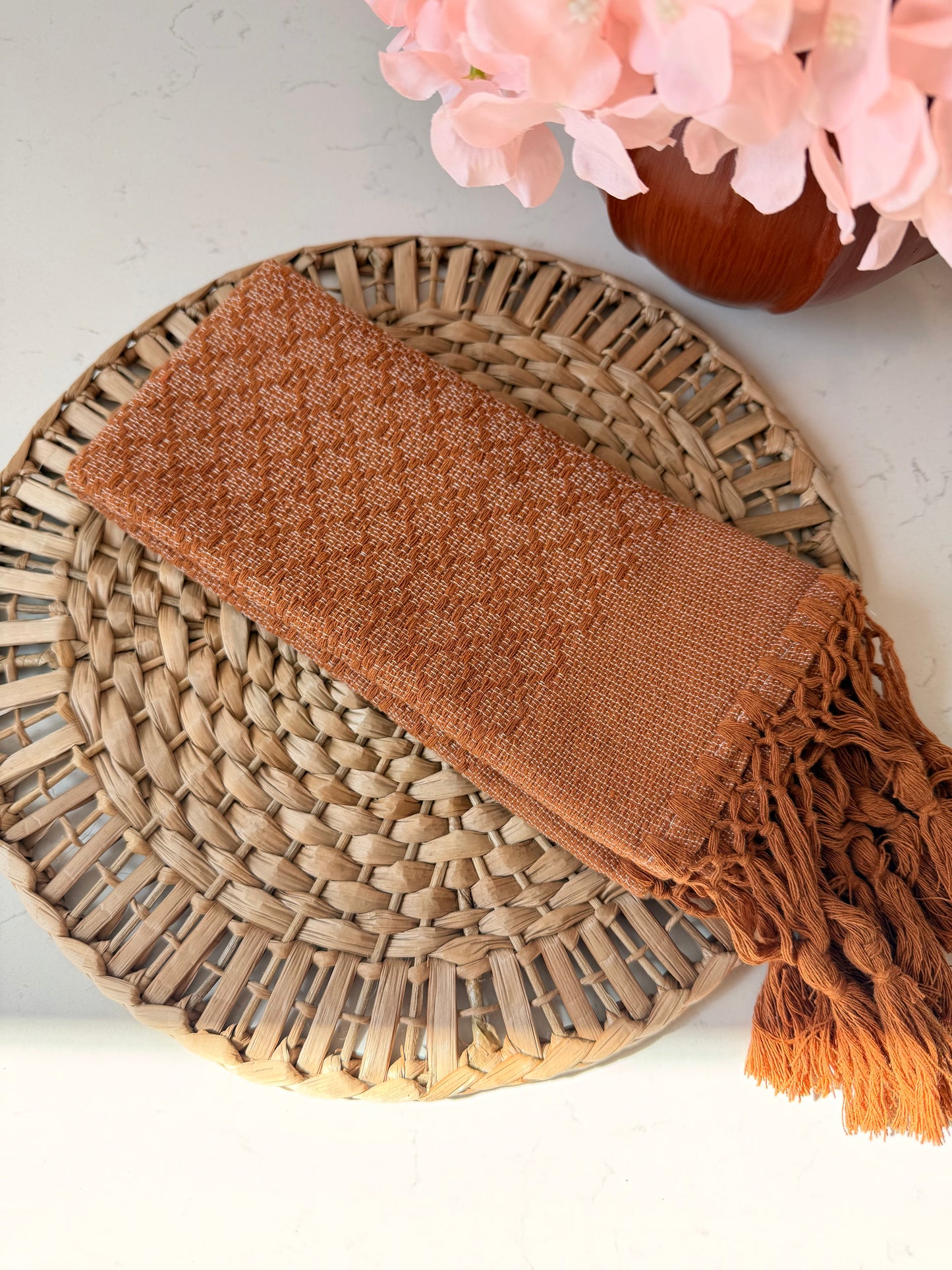 Copper napkin