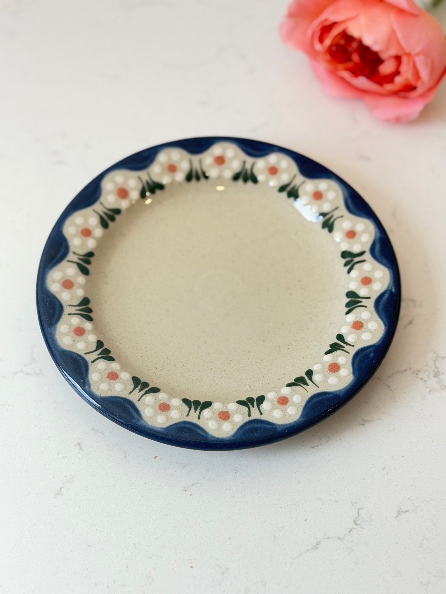 Plato postre margarita (Capula)