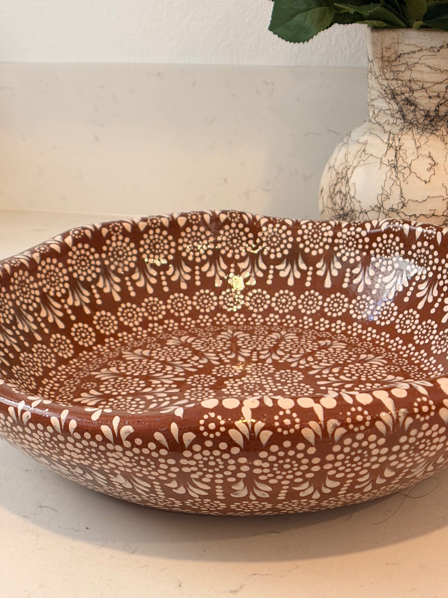Scalloped Ensaladera Cielito Lindo