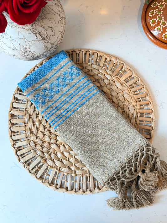 Andrea gold/blue napkin