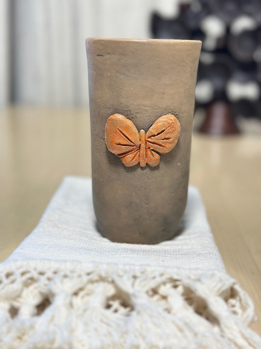 Vaso alto mariposa / Butterfly tall cup