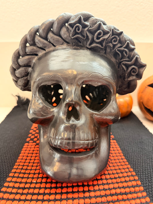 Barro negro Frida skull 10
