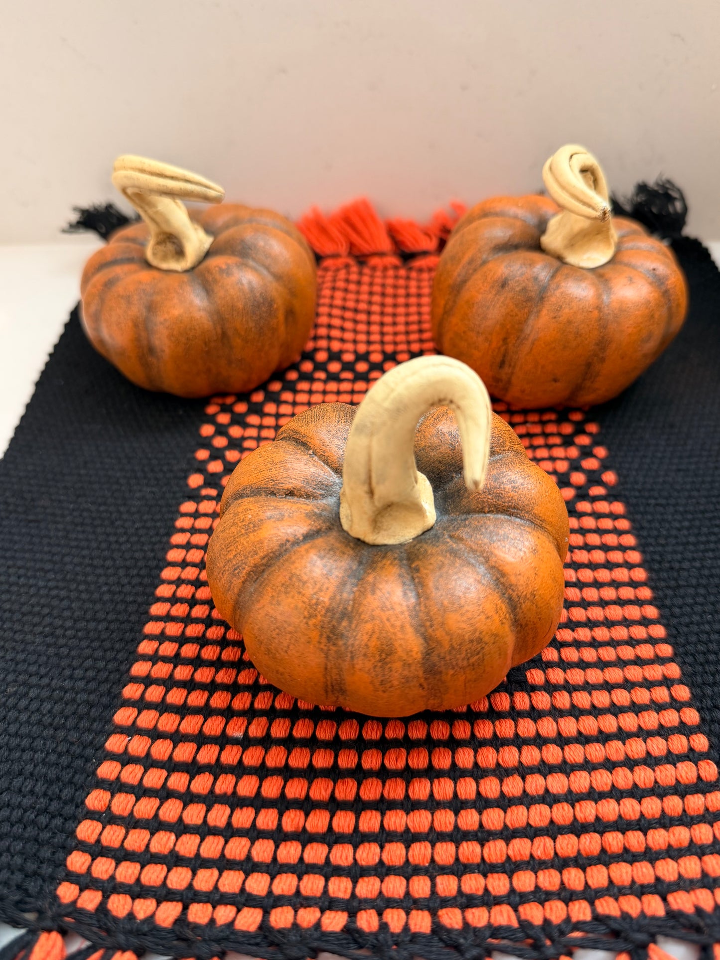Mini barro pumpkins