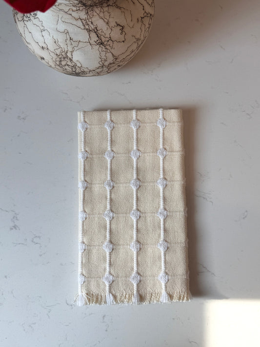 Ruffle hand towels