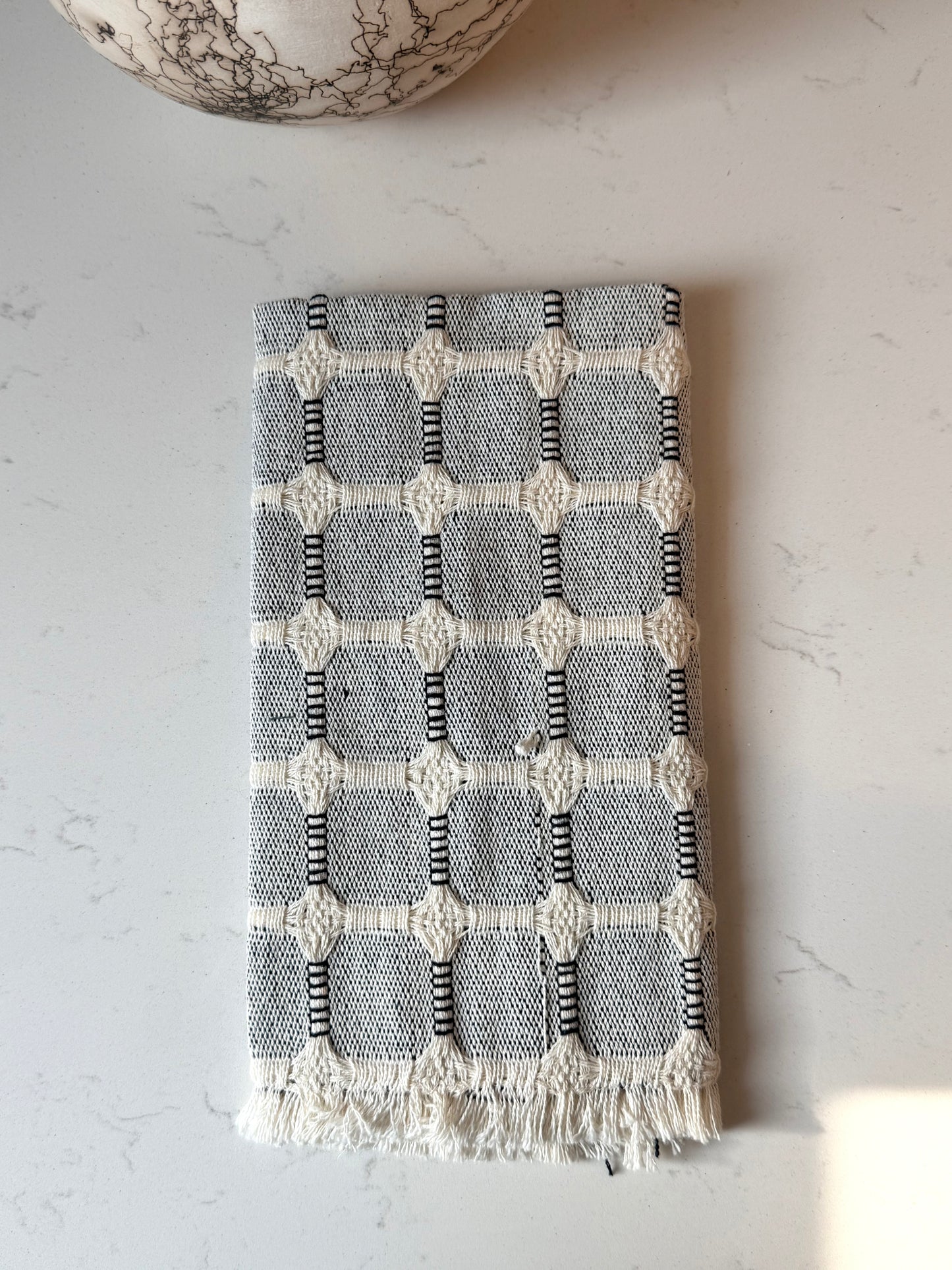 Ruffle hand towels