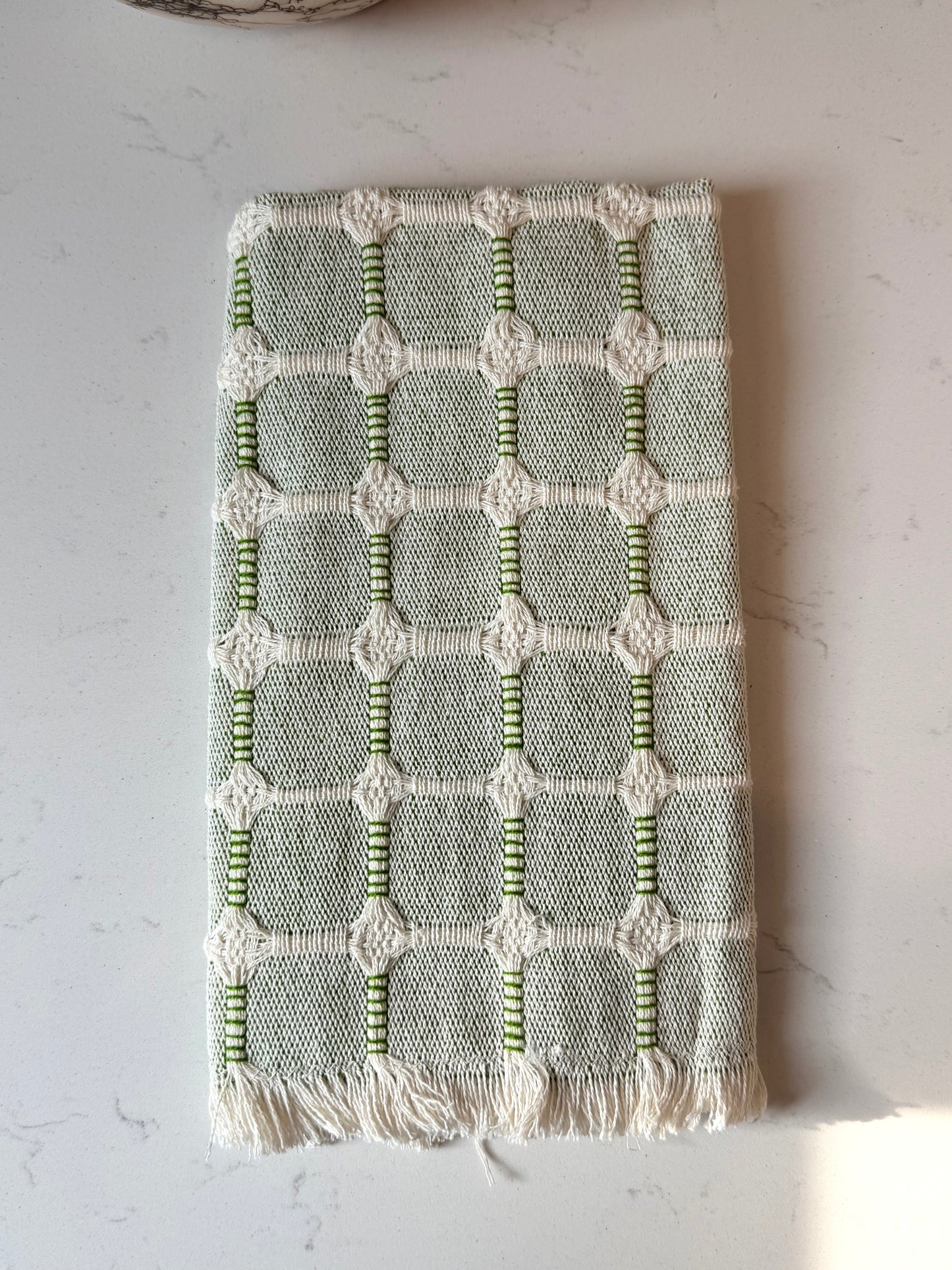 Ruffle hand towels